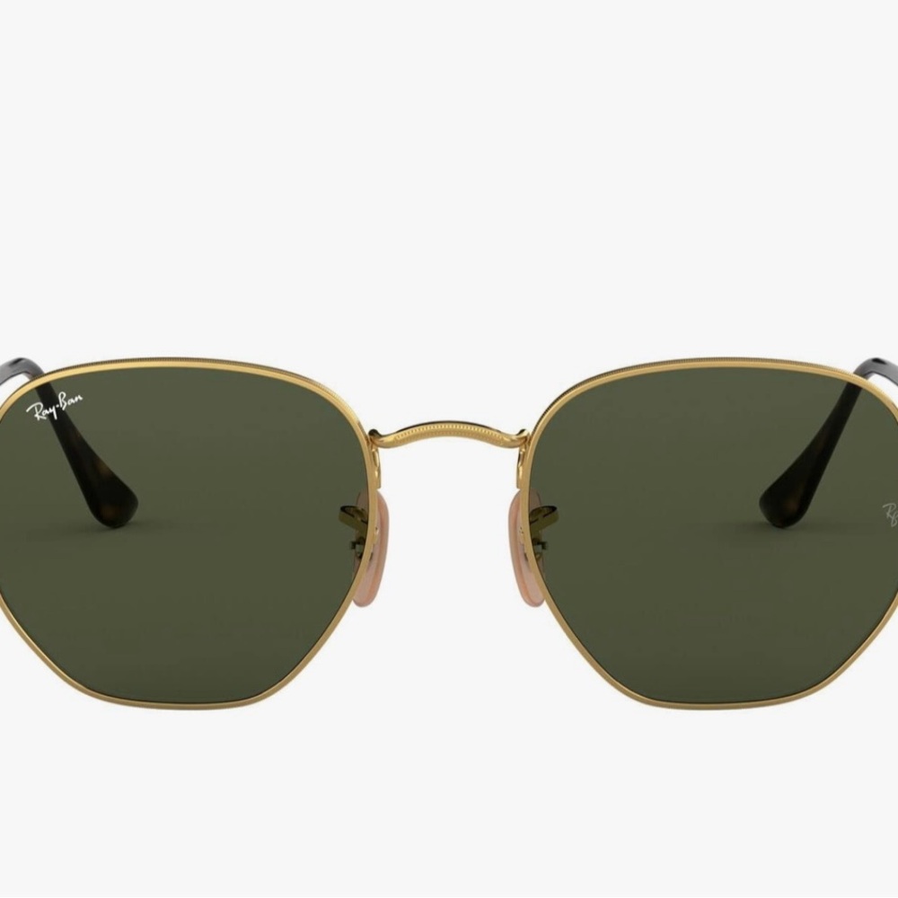 Ray-Ban Hexagonal Gold Sunglasses (48mm)